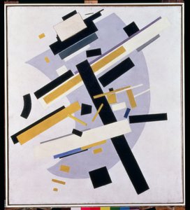Composição Dinâmica Supremus No. 58 em Amarelo e Preto, 1916